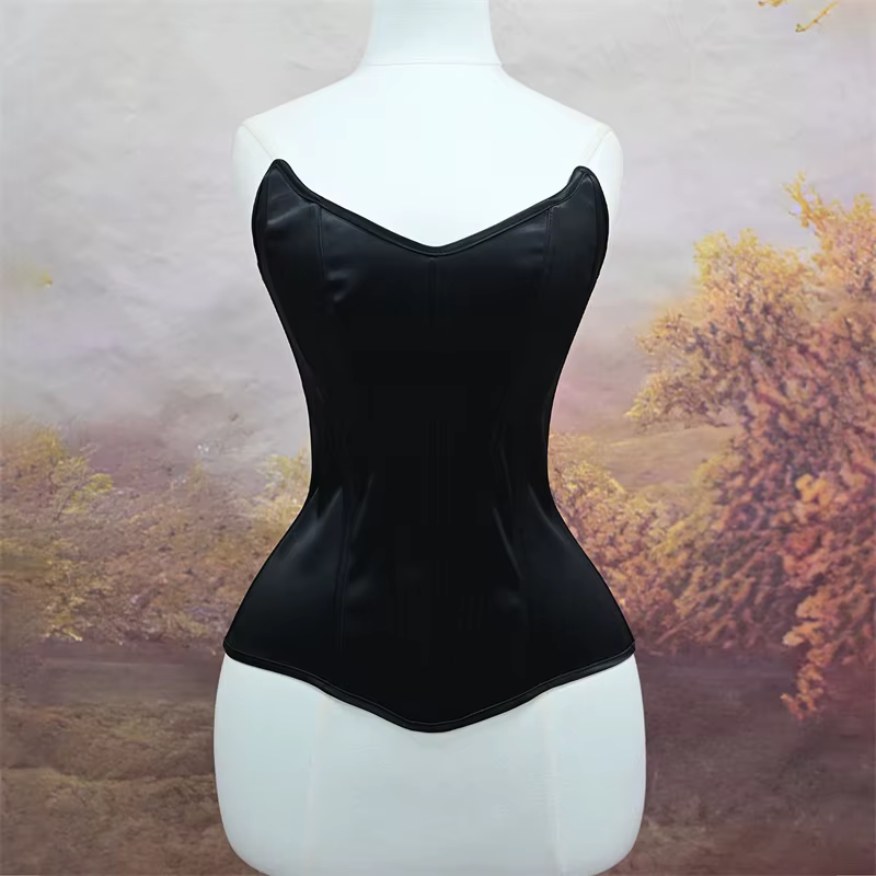 Corset Bustier pour femmes, avec surbuste de l'abdomen, corsage Vintage, serré, à lacets, façonnant
