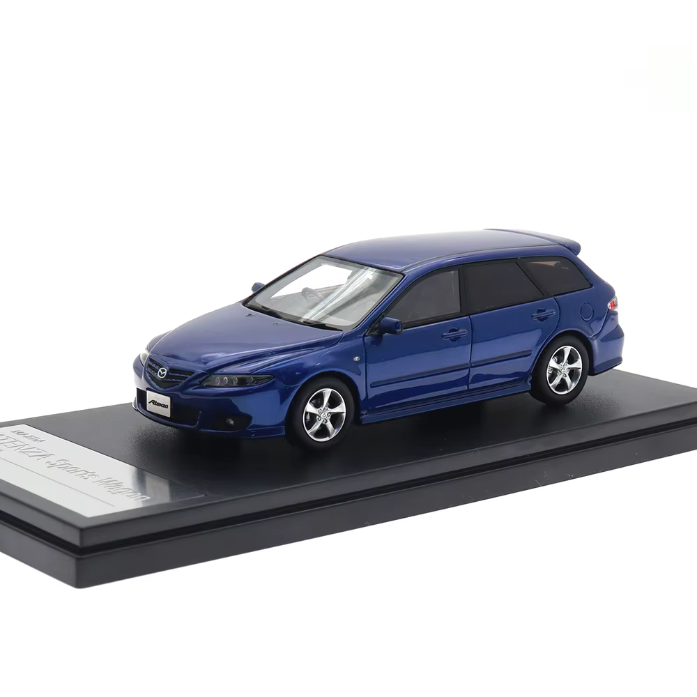 Modèle de voiture de marque Hi-story 1:43, MAZDA ATENZA Sports 23S Wagon (2004), modèle en résine, v