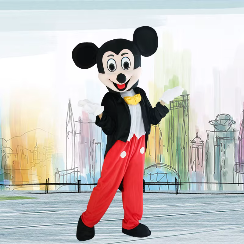 Nouveau Costume de mascotte Mickey Minnie Mouse personnage de dessin animé Cosplay déguisement Costu