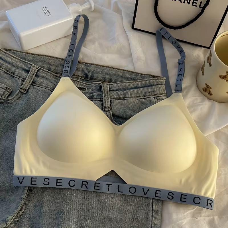 Soutien-gorge dos en forme de U pour femmes, avec petits seins froncés et élargis pour révéler les g