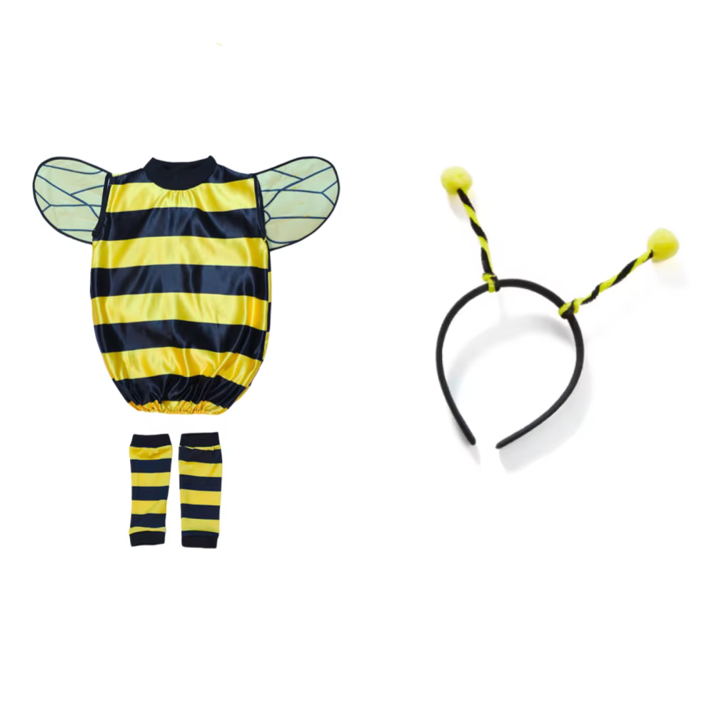 Fantaisie mignonne petite abeille pour enfants – Ensemble complet avec bandeau pour spectacles inoub