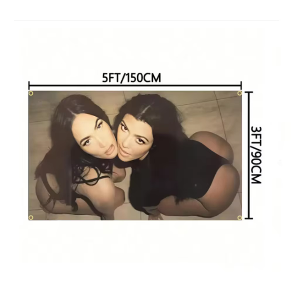 Tapisserie d'affiche Megan Fox, tenture murale 3x5 pieds 2x3 pieds pour chambre à coucher, garage, c