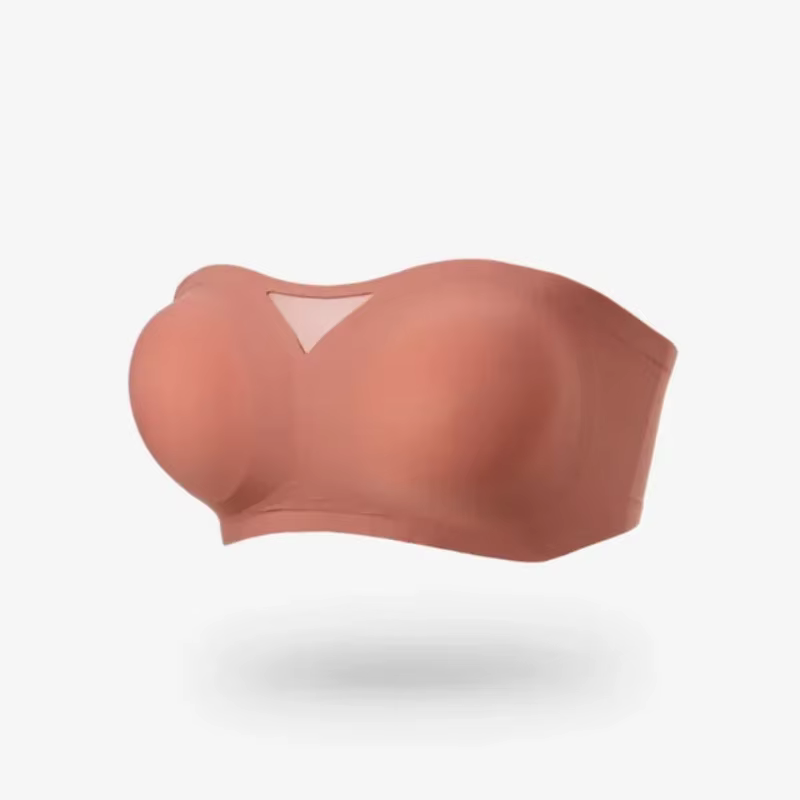 Soutien-gorge Push Up sans bretelles pour femme, soutien-gorge Invisible en Latex, fermeture arrière