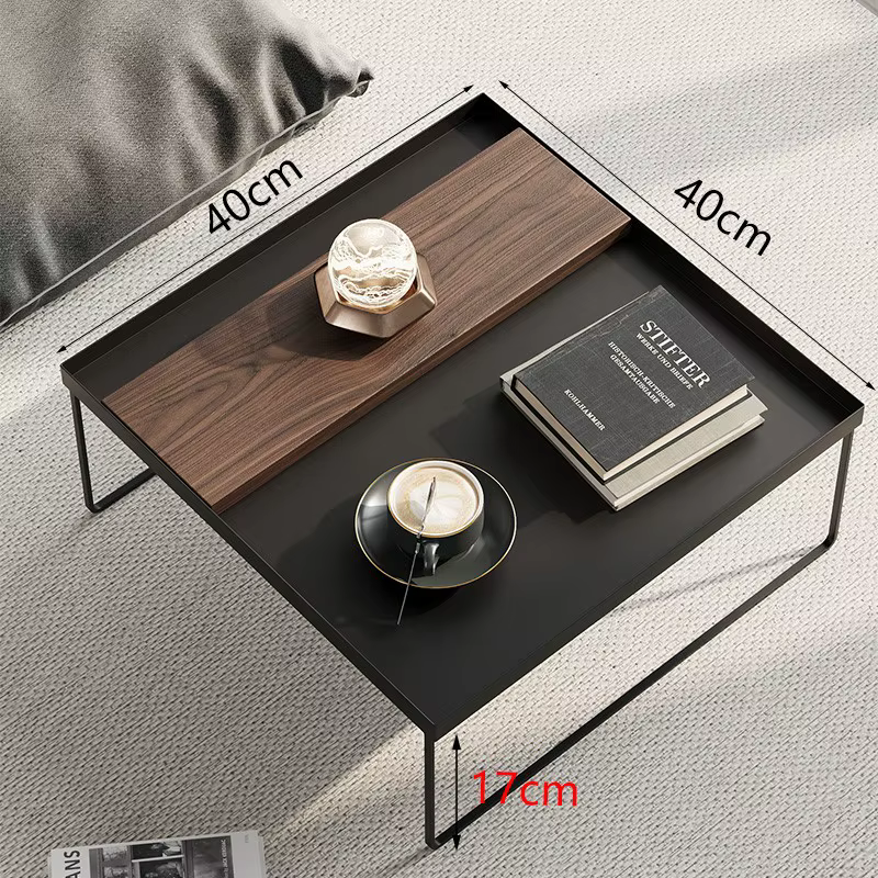 Tatami Table basse baie vitrée Tables à thé chambre moderne petite Table Simple multifonctionnel lux