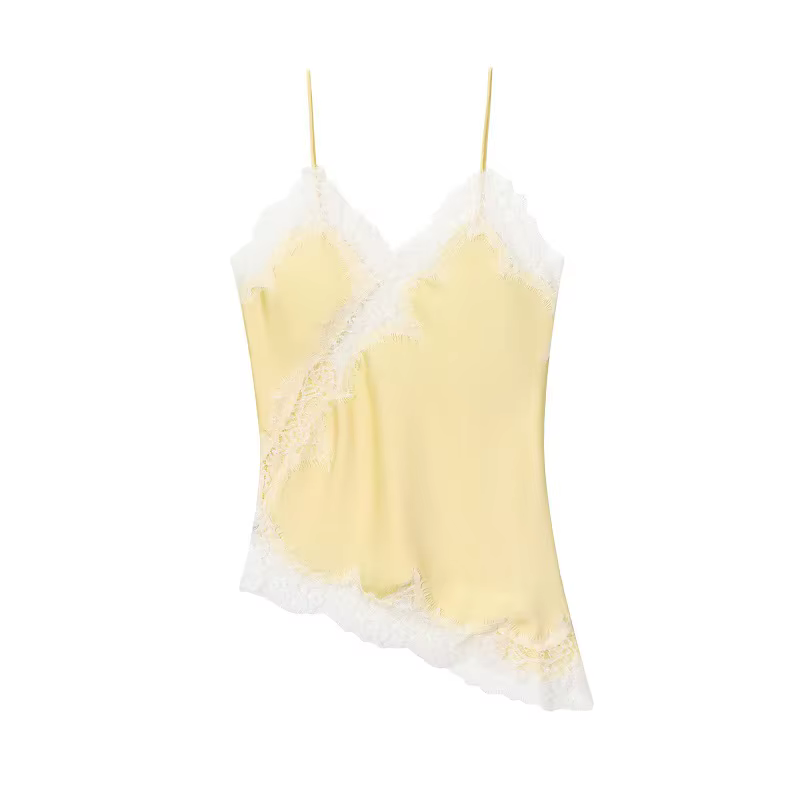 MUJER femmes hauts noir dentelle haut femme Sexy dos nu hauts pour femmes Camisole hauts sans manche