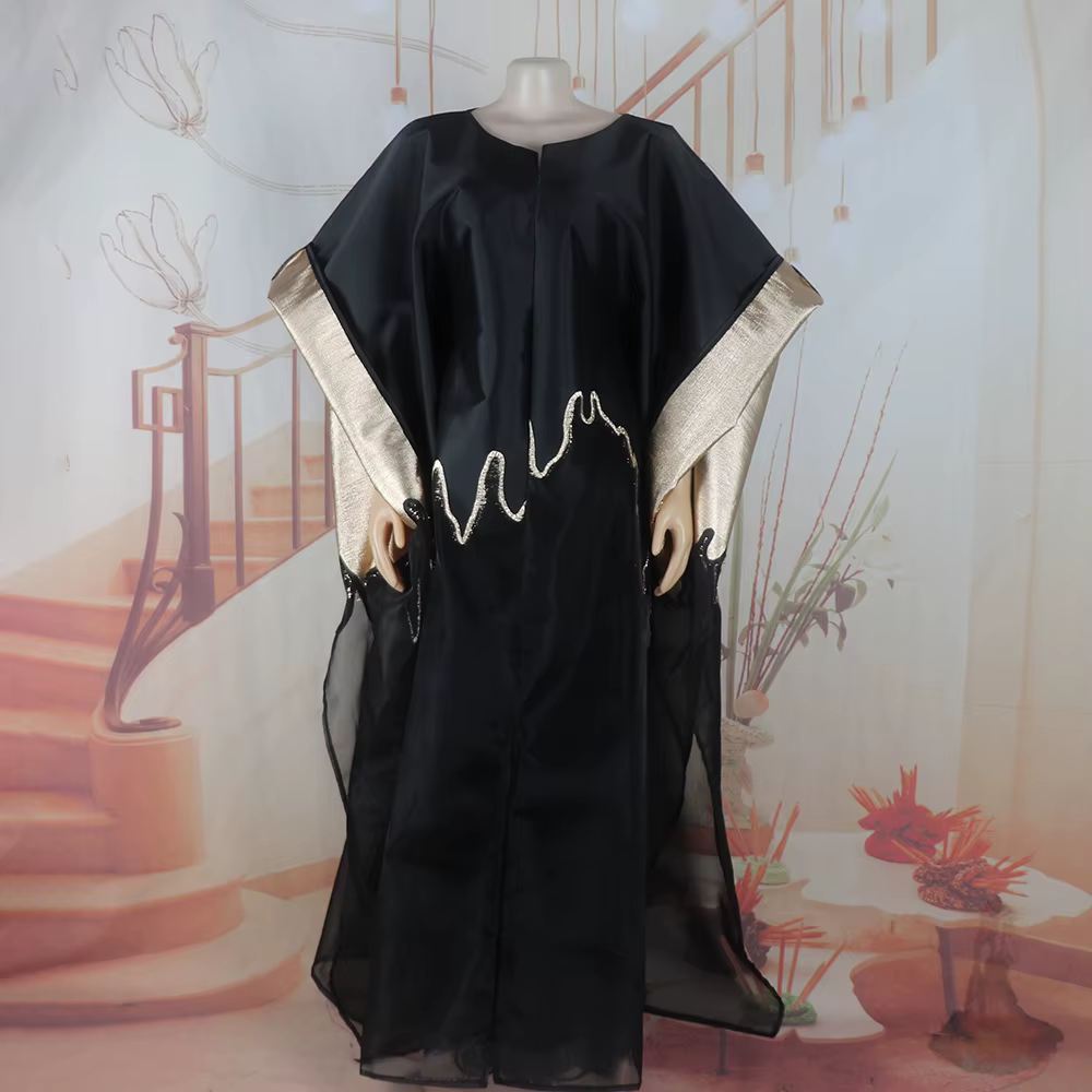 Robe africaine en tissu jacquard pour femme, ensemble deux pièces avec lingerie en dentelle, robes a
