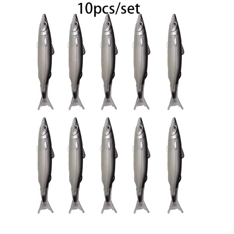 Stylo à bille Design poisson série Marine 10 pièces/ensemble, comprend des stylos et des recharges n
