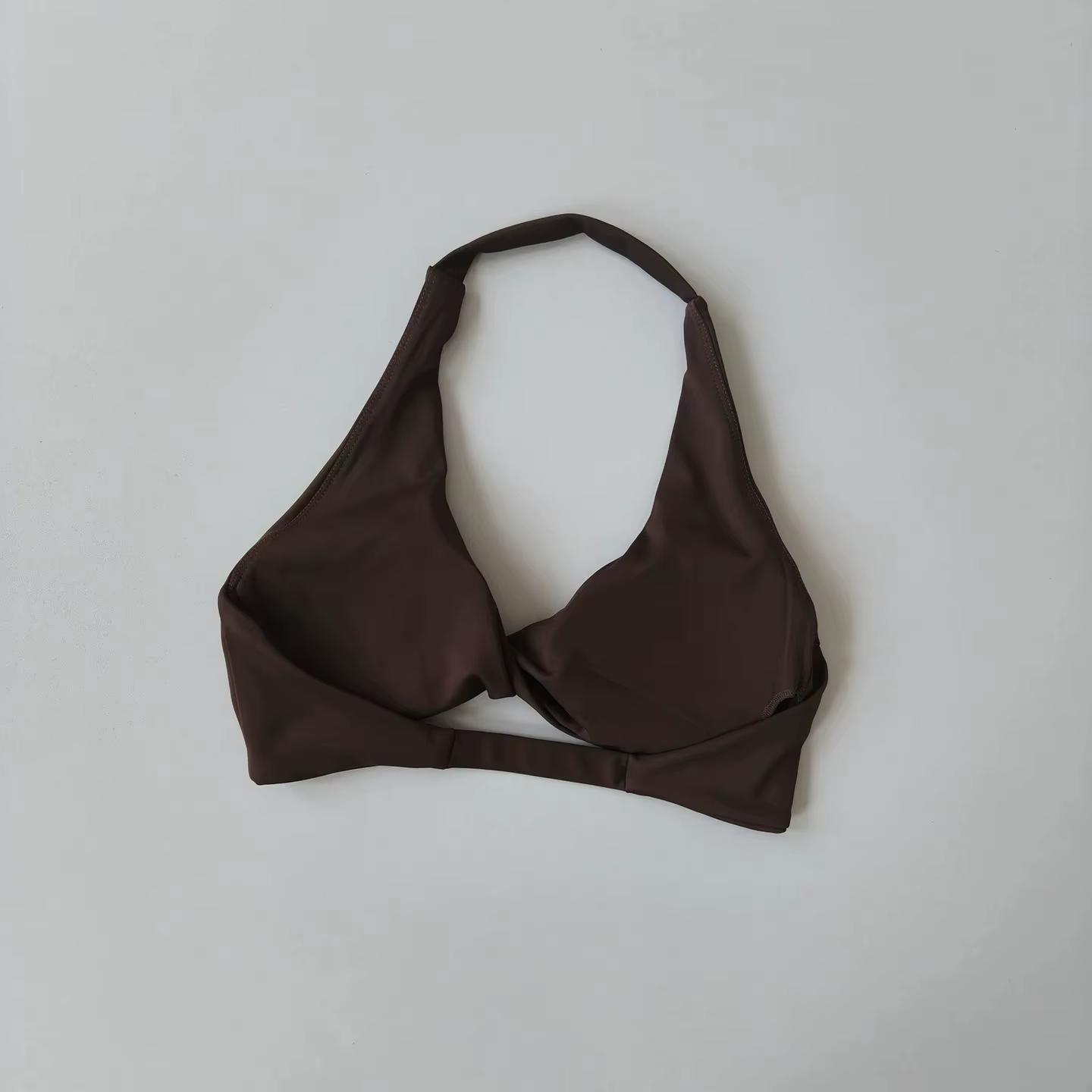 Soutien-gorge de sport dos nu à col halter pour femme, push-up, rehausseur de poitrine, sexy, pour y