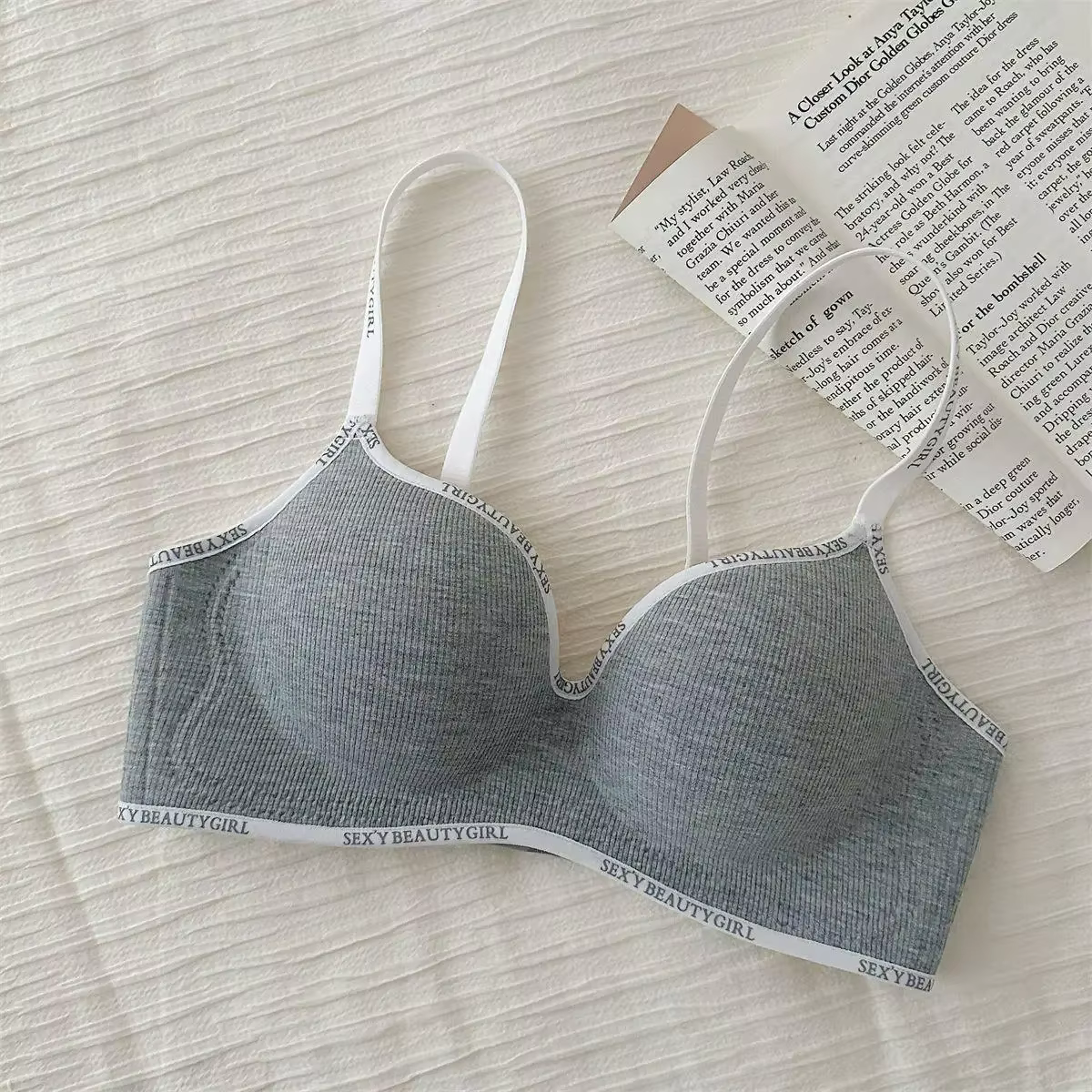Soutien-gorge push up sans fil pour petite poitrine – Bralette invisible anti-affaissement sans cout