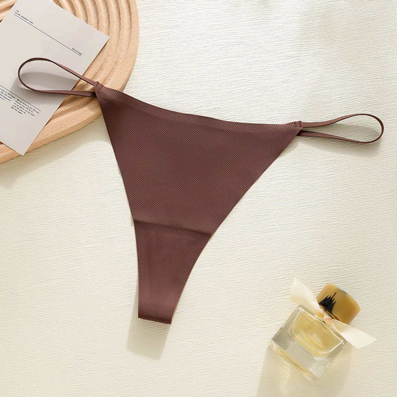 Lingerie tanga intime, sous-vêtements intouchés, Sexy, Slim, bretelles, pantalons en T, Fitness, san