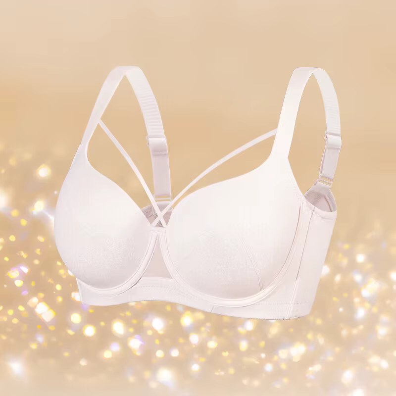 Soutien-gorge réglable sans couture pour femme, grande taille, bralette fine, minimiseur, rose, noir