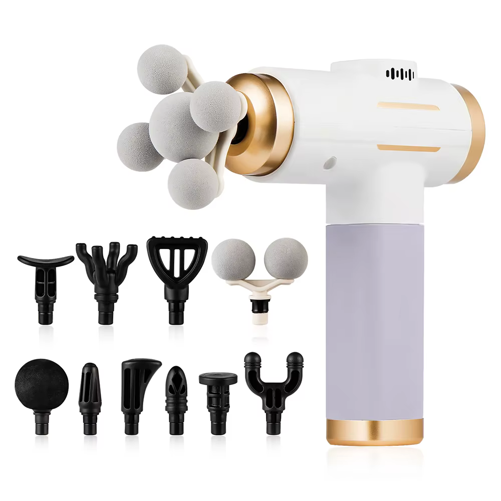 Pistolet de Massage électrique 11 en 1, pistolet de Fascia puissant à 99 niveaux, Vibration à haute
