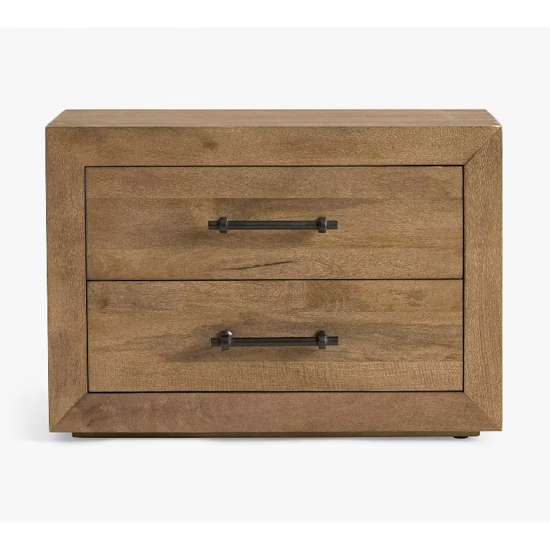 Table de chevet intelligente moderne en bois de chêne de 32 pouces, ensemble de meubles d'intérieur