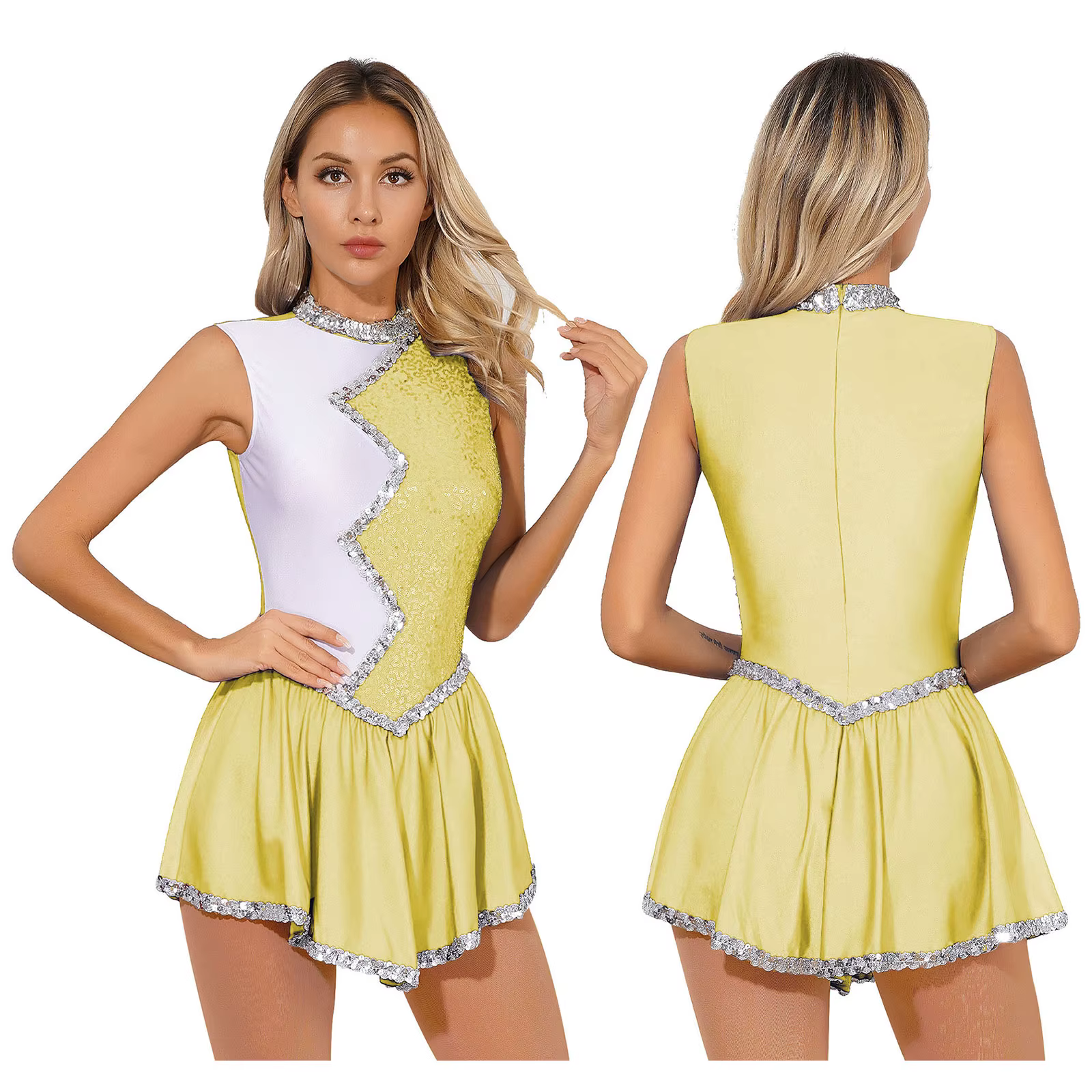 Robe de patinage artistique pour femmes, justaucorps de gymnastique, jupe Tutu de Ballet, Costume de