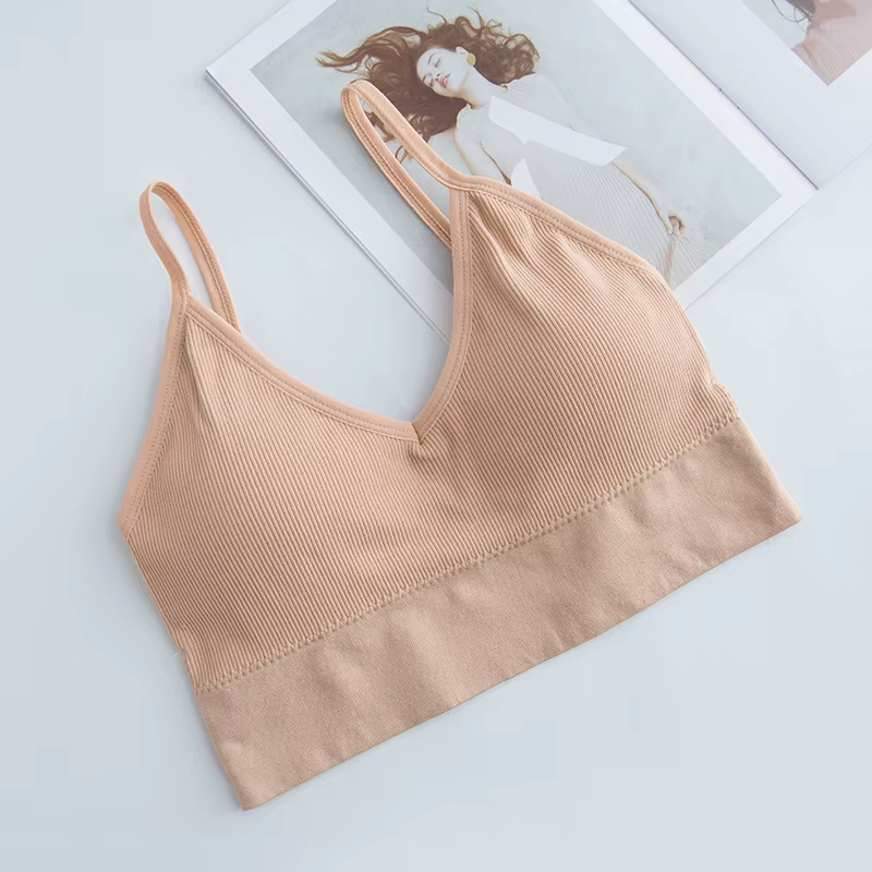 Soutiens-gorge sexy sans couture pour femmes, bralette dos nu en U, brassière respirante push-up pou