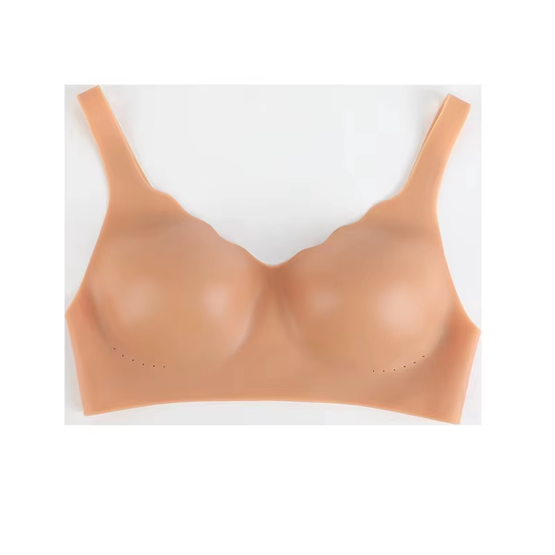 Soutien-gorge Push Up réaliste en Silicone pour femmes, haut de Bikini de natation, banderole de Spo