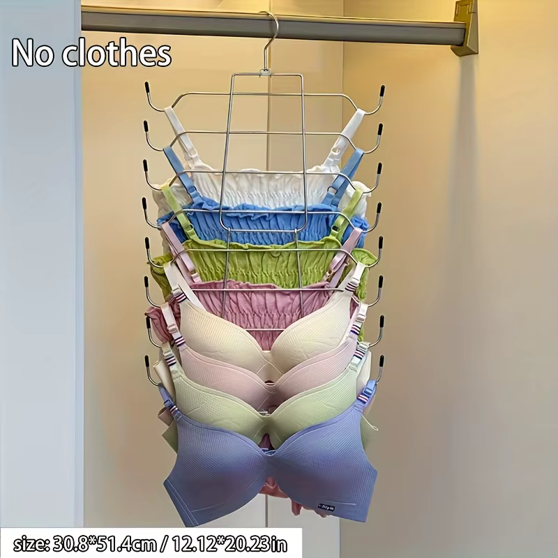 Organisateur de Soutiens-Gorge, Cintre de Rangement pour Sous-Vêtements, Support Suspendu pour Vêtem