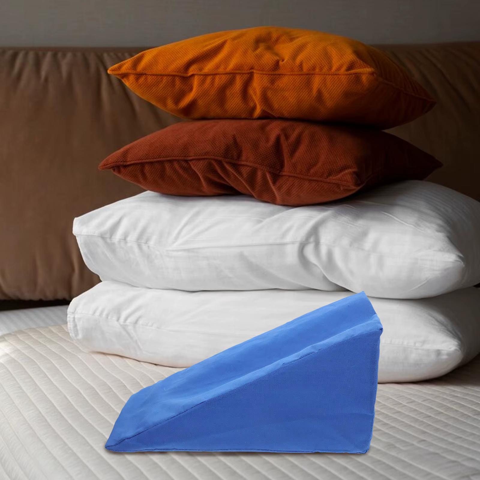 Coussin d'élévation triangulaire en mousse à mémoire de forme pour bras, idéal pour le positionnemen