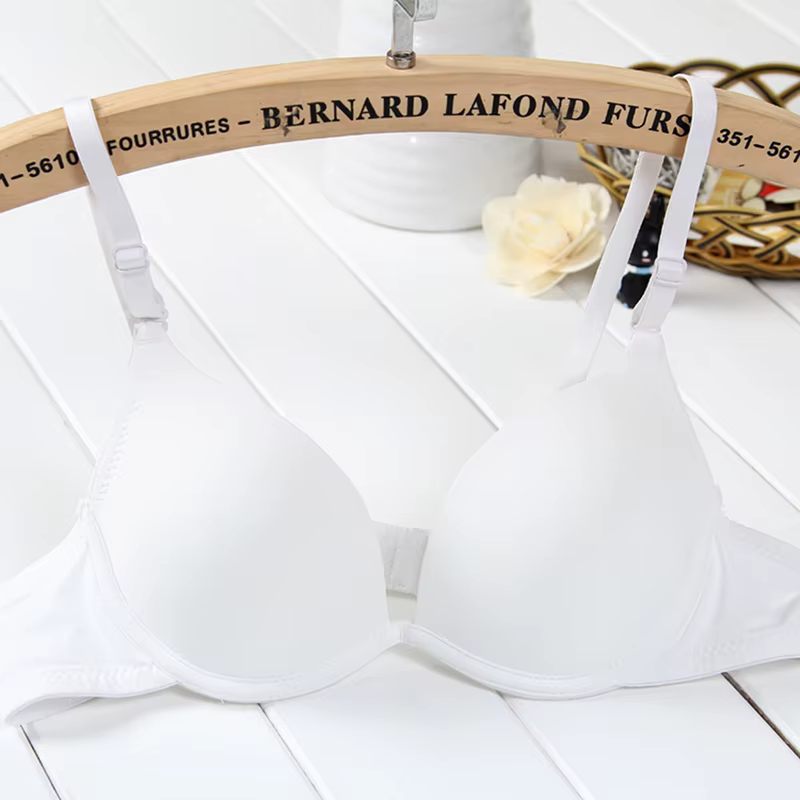Soutien-gorge d'été respirant pour femmes, simple boutonnage, Sexy, mignon, froncé, lisse, sans cout