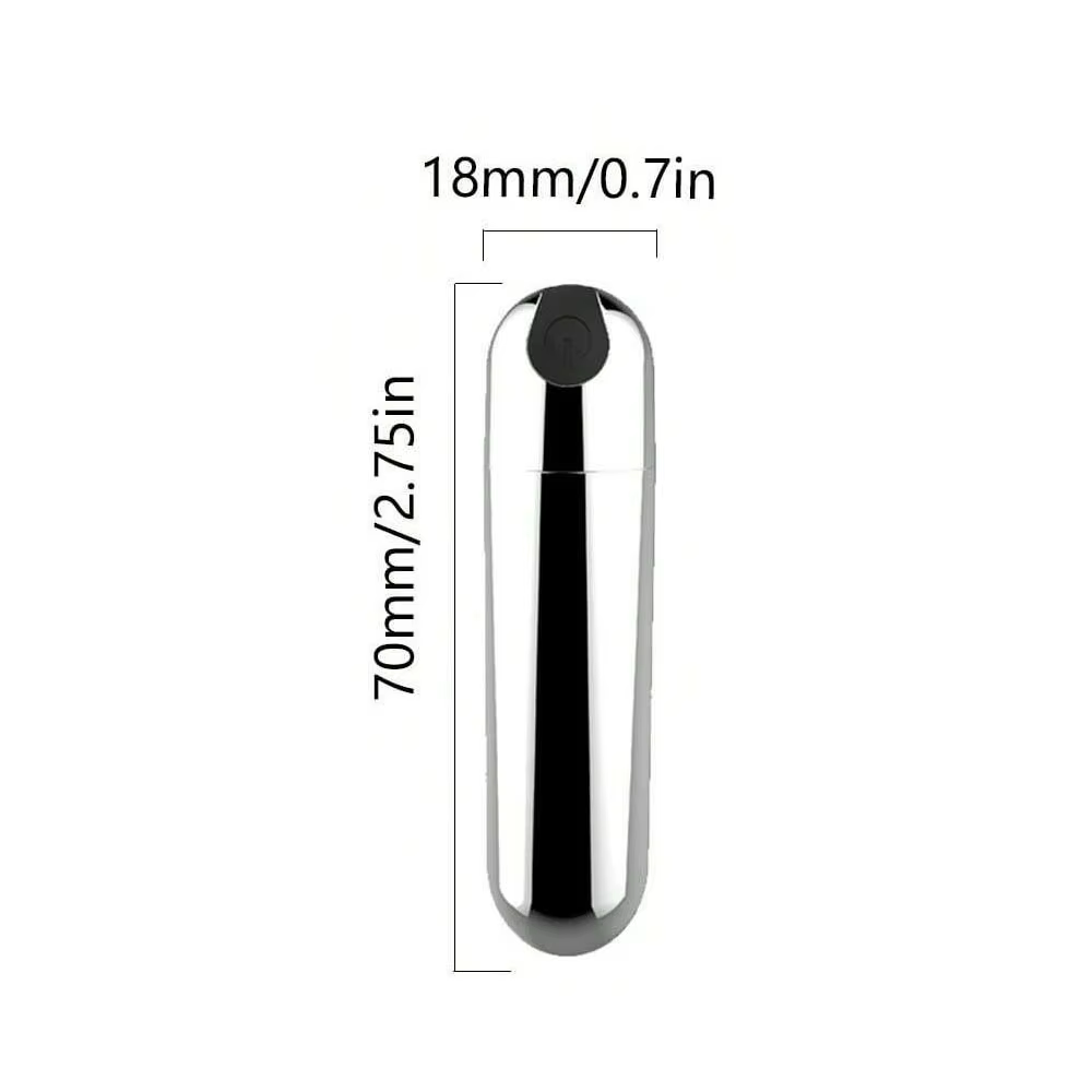 Mini vibrateur à 10 fréquences de Vibration, Rechargeable par USB, étanche, Massage magique, silenci