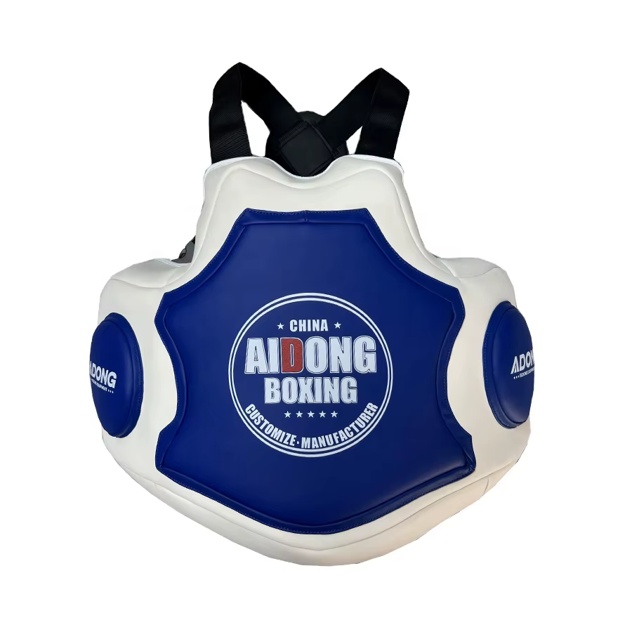 MMA Thai Kick Boxing Training Chest Guard Cuir Arts Martiaux Body Guard