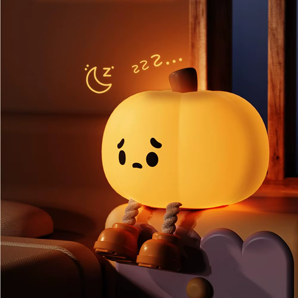 Veilleuse caméléon en Silicone, veilleuse douce pour pépinière, lampe de chevet LED rechargeable à i