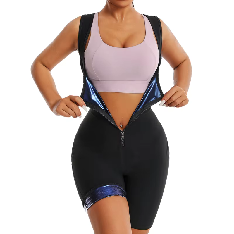 Body de Sauna thermique pour femmes, combinaison une pièce, vêtements modelants, Fitness, entraîneme